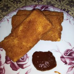 A picture of Chicken cheese roll.