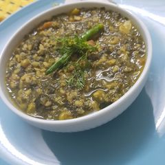 Palak dal A picture of Palak dal.