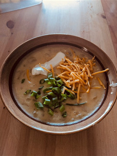 A picture of Loaded Baked Potato Soup.