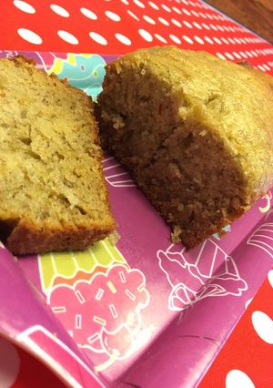 Una foto de Budín de banana y miel
