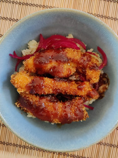 Una foto de Arroz tonkatsu