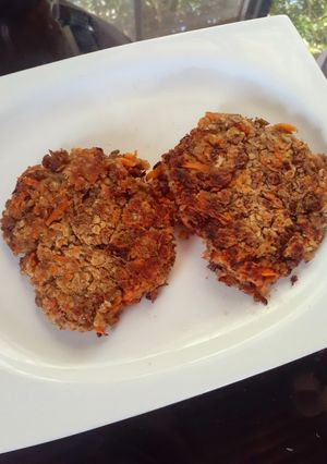 Una foto de Sustituto de Carne Lentejas tipo hamburguesas / Vegano