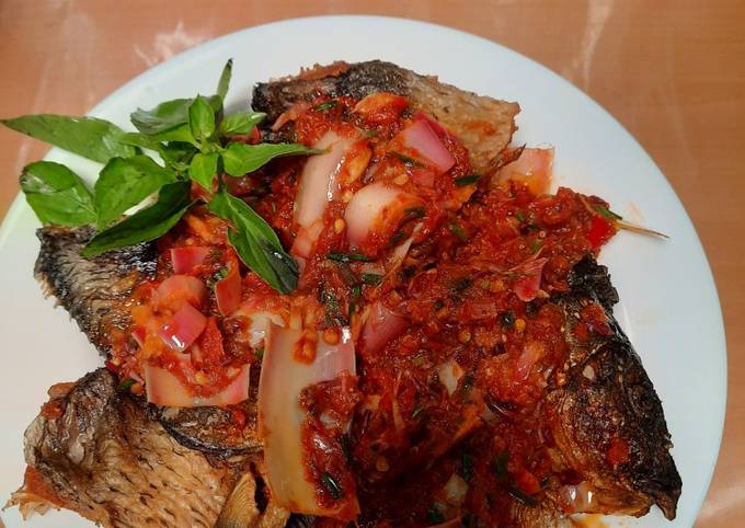 Ikan mas goreng