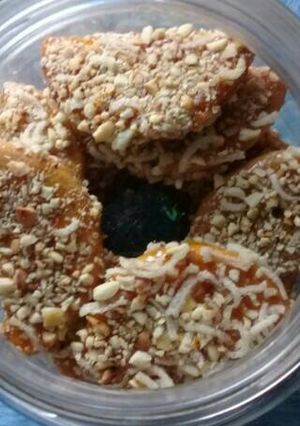 Foto resep Biskuit pyramid selimut kacang