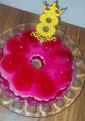 عکسی از دستور ژله لایه‌ای