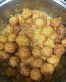 Albóndigas de potón y cangrejo de San Isaías