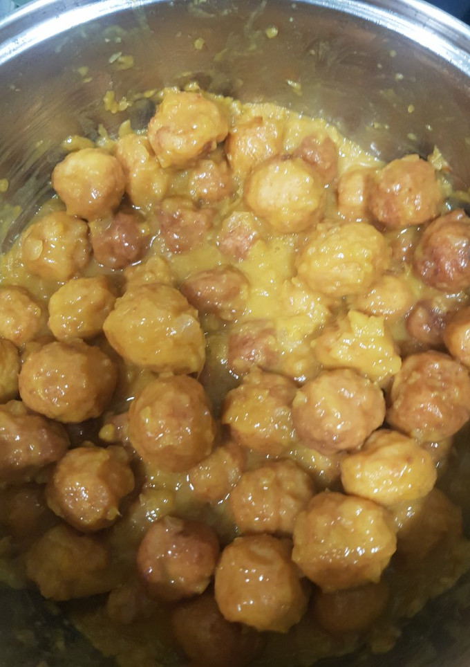 Una foto de Albóndigas de potón y cangrejo de San Isaías