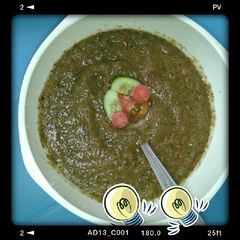 A picture of Mix green chutney.
