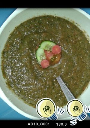 A picture of Mix green chutney.
