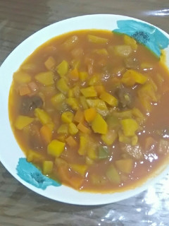 عکسی از دستور خوراک کدو سبز و هویج