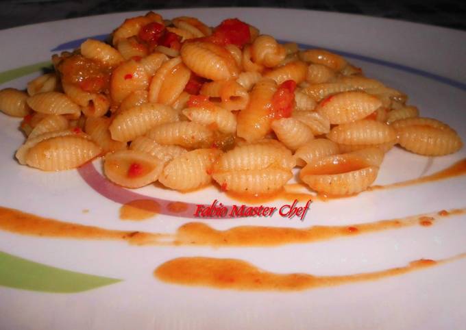 Ricetta Gnocchetti Sardi con Crema di Peperoni di Fabio Del Buono - Cookpad