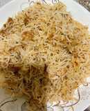 Bún tươi xào hành tiêu