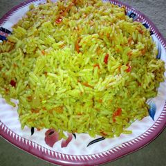 A picture of Jollof rice.