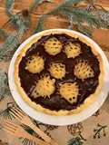 ☆Tarte Chocolat Poires Hérissons☆