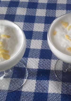 Una foto de Sorbete de limón
