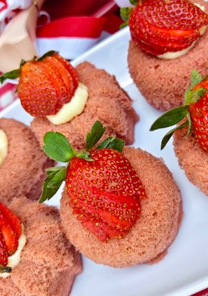 Foto resep Bolu Strawberry Lumer