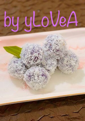 Foto resep Klepon Ubi ungu ala Mama Asi / yLoVeA