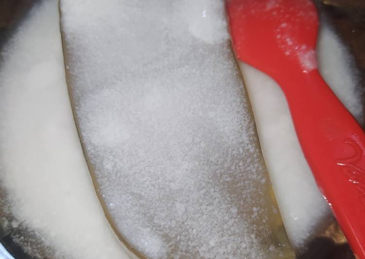 Cara Memasak Jelly leccy fla susu santan untuk jualan