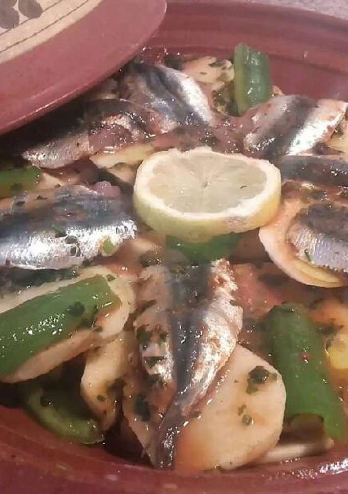 Una foto de Tagin de sardinas