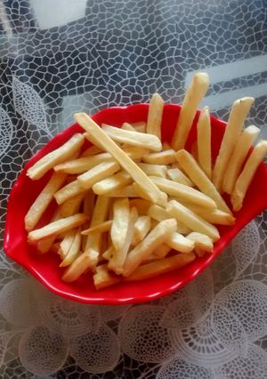 A picture of Healthy french fries without deep fry.