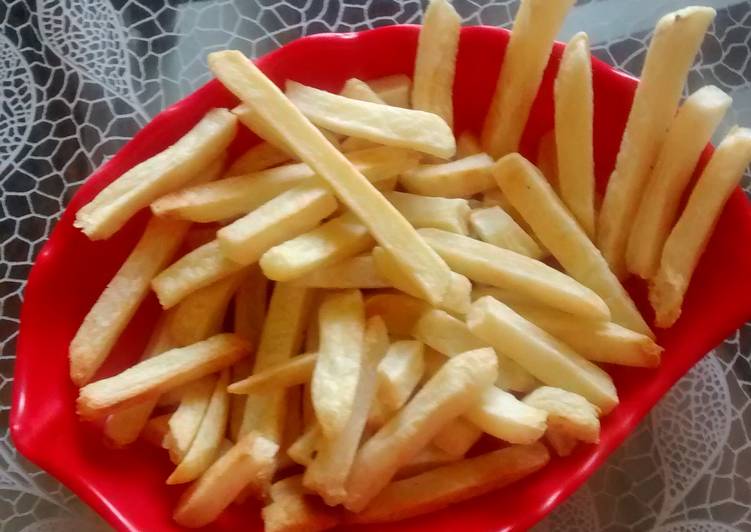 Healthy french fries without deep fry