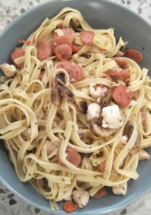Foto resep Fettucini Aglio Olio