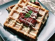 Una foto de waffle sin gluten