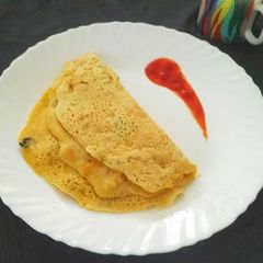 A picture of Oats Besan Chilla.