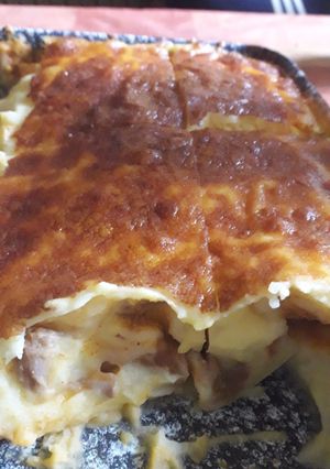 Bújtatott krumpli recept fotója