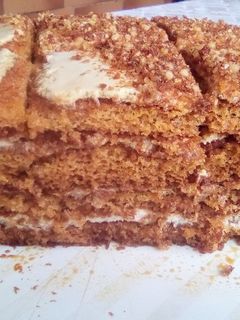 Фото Очень ленивый медовик 🍯.