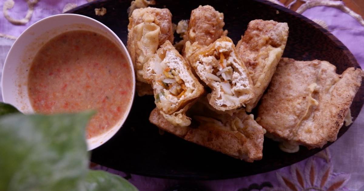 573 resep  cara membuat tahu  isi  crispy  enak dan sederhana 