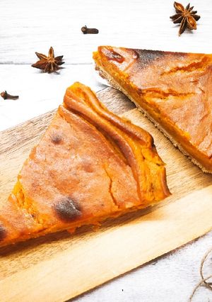 Pumpkin pie - sütőtökös pite glutén és tejmentesen recept fotója