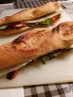 Una foto de Bocadillo de verduras