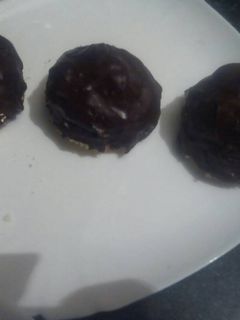 Una foto de Merengitos recubierto con chocolate 