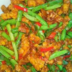 รูปของ Oseng tempe buncis *No-MSG*
