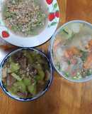 Mướp xào đậu phộng