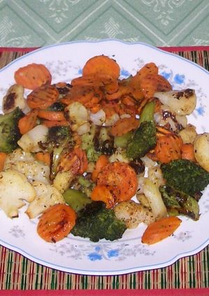Sült zöldségek recept fotója