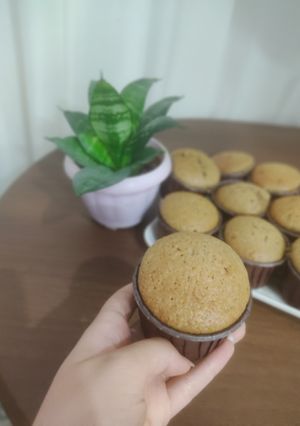 عکسی از دستور کاپ کیک مدرسه (موز و نسکافه)