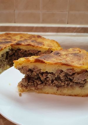 Фото Картофельный пирог с мясом.