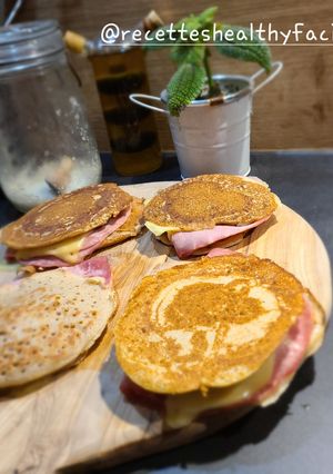 Une photo de Pancakes sales façon crocmcdo