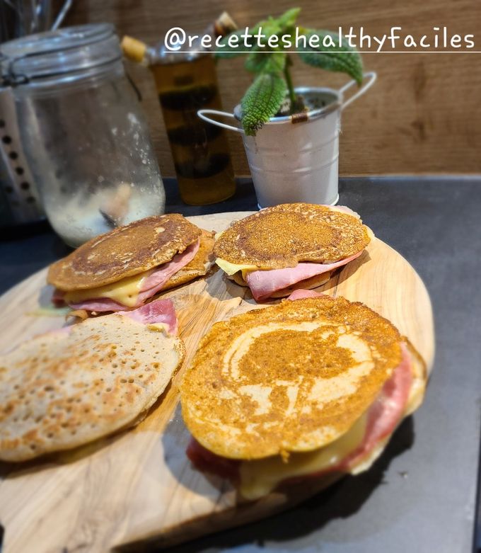 Une photo de Pancakes sales façon crocmcdo