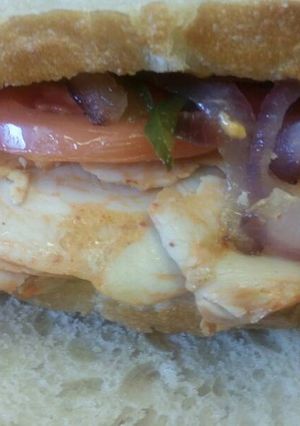 A picture of Sriracha Chicken Panini.