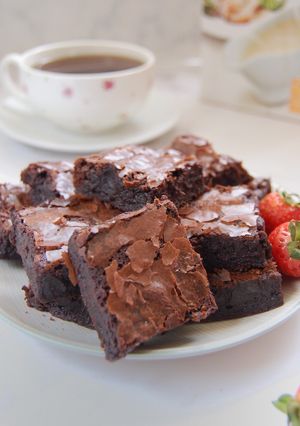 Foto resep Gluten Free Brownies (pakai Tepung Maizena)