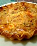 Tarta de cebolla caramelizada y queso azul