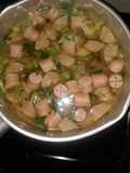 Sayur sop soba (sosis bakso)
