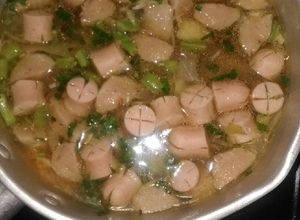 Foto resep Sayur sop soba (sosis bakso)