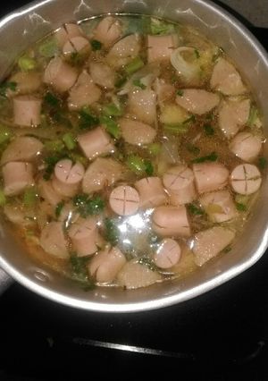 Foto resep Sayur sop soba (sosis bakso)