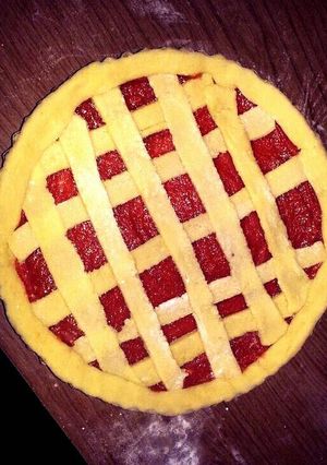 Una foto de Pastafrola de membrillo