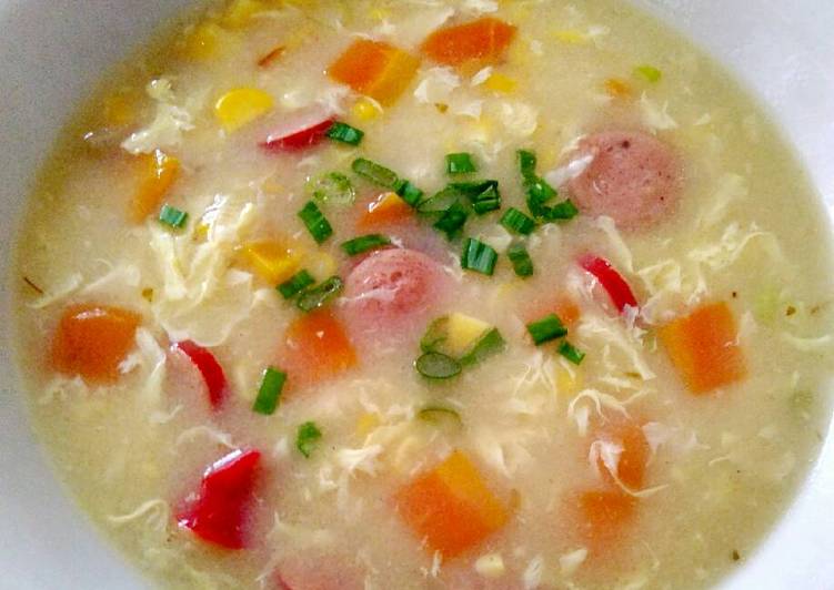 Recipe: Perfect Sup jagung creamy