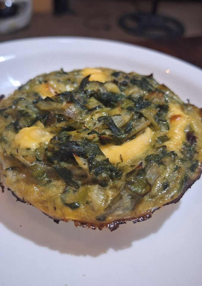 Una foto de Tartas de acelga, queso, verdeo y puerro
